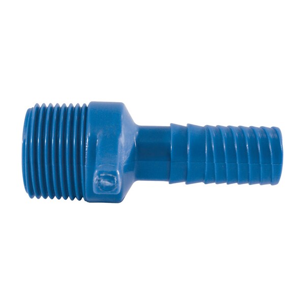 Blue Twister Apollo Blue Twister 1/2 in. Insert in to X 3/4 in. D Insert Acetal Male Adapter 1 pk ABTMA1234 - main